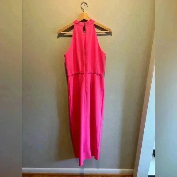 Julia Jordan Knot Neck Tulip Hem Dress - Picture 3 of 12